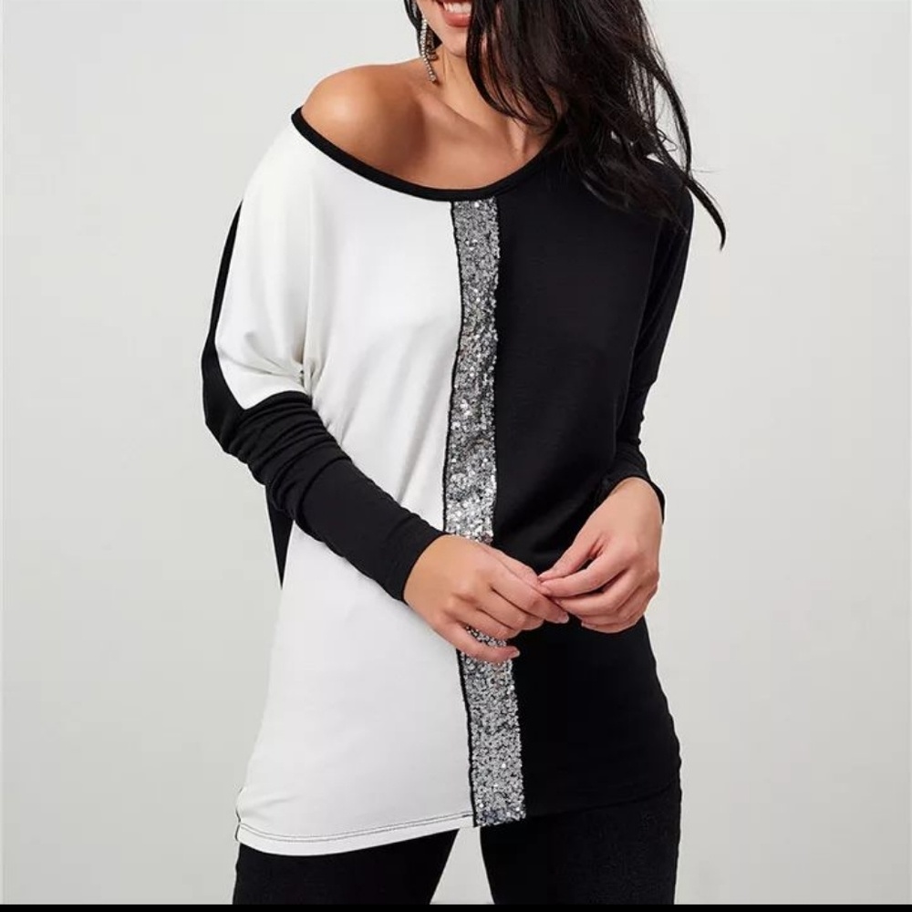 🆕️Casual Sequined Top